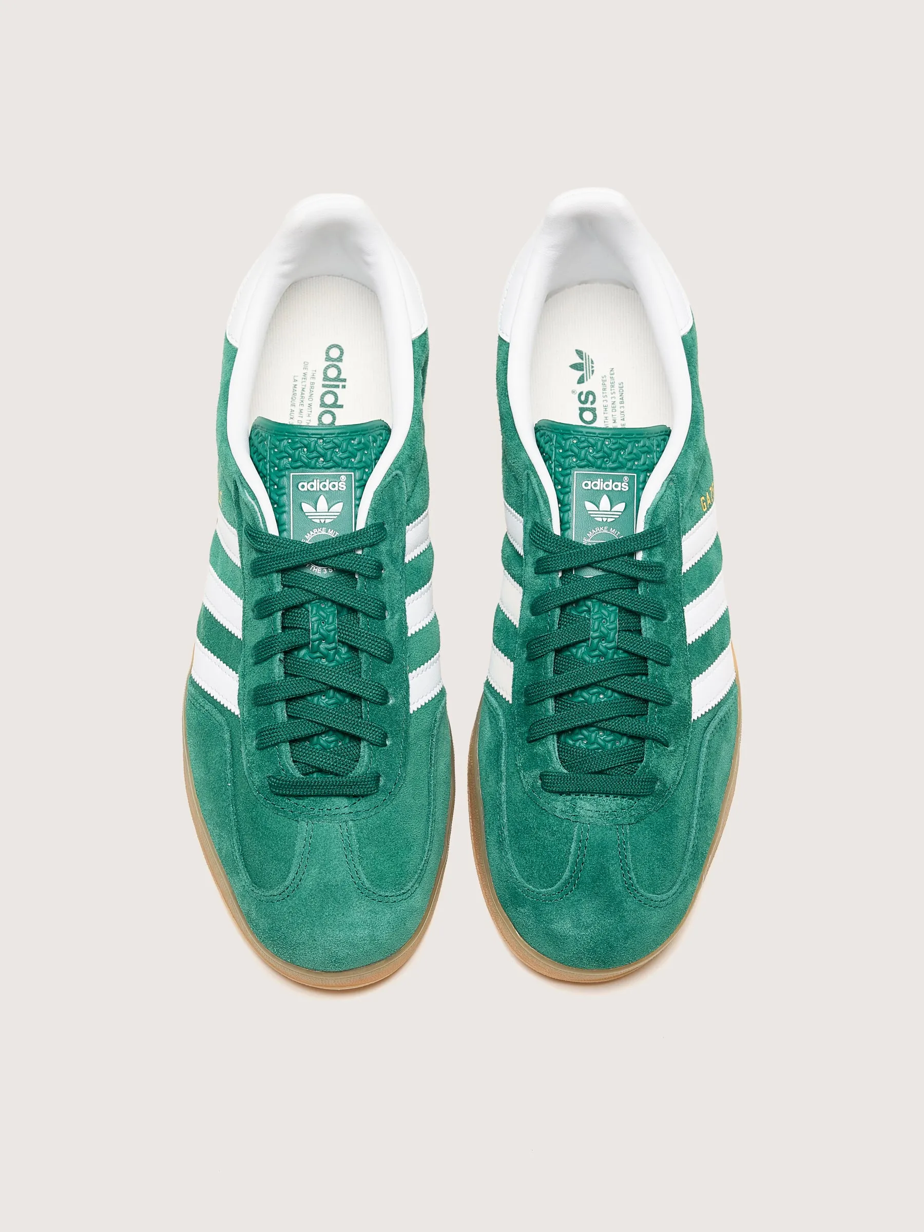 Men's Adidas Gazelle Indoor Shoes - Green (Style 242)