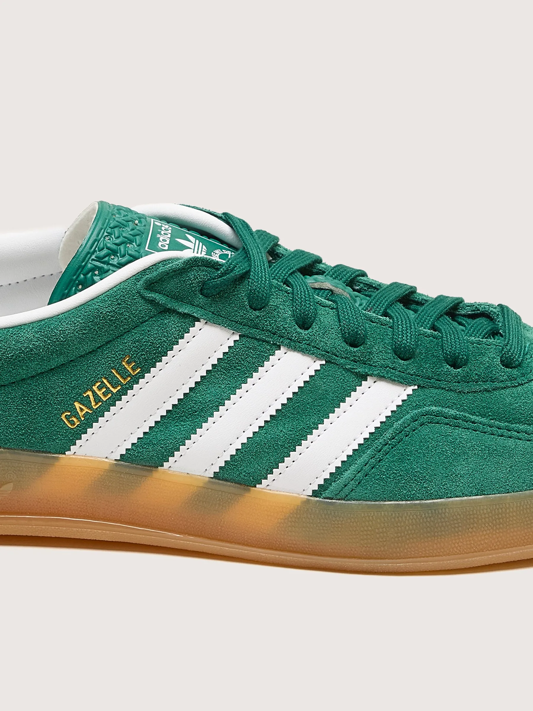 Men's Adidas Gazelle Indoor Shoes - Green (Style 242)