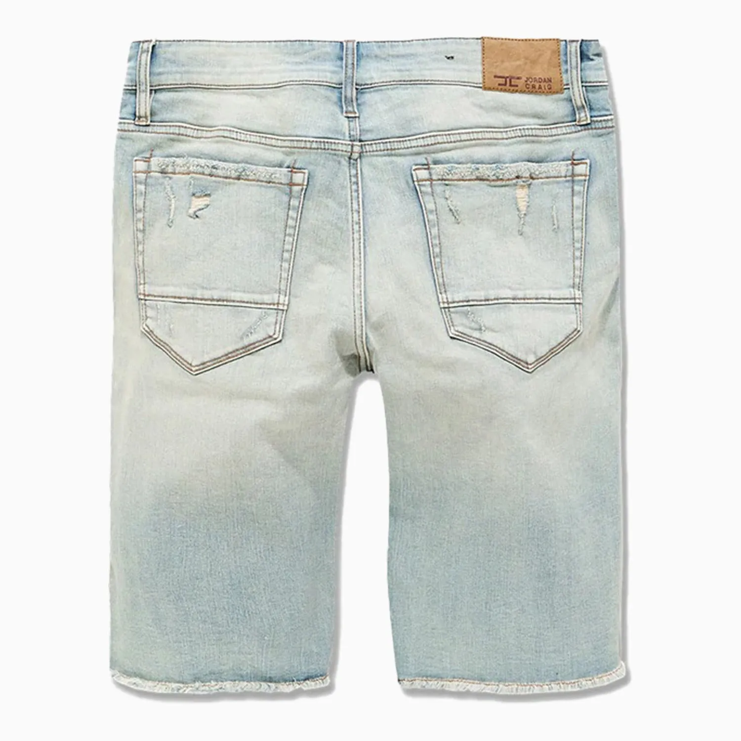 Men's Distressed Denim Shorts