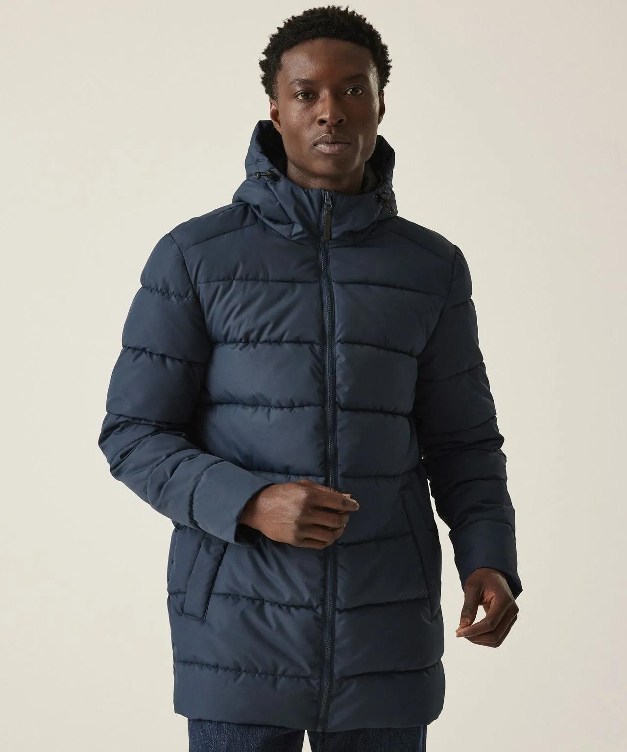 Mens Long Quilted Regatta Lakiver Coat