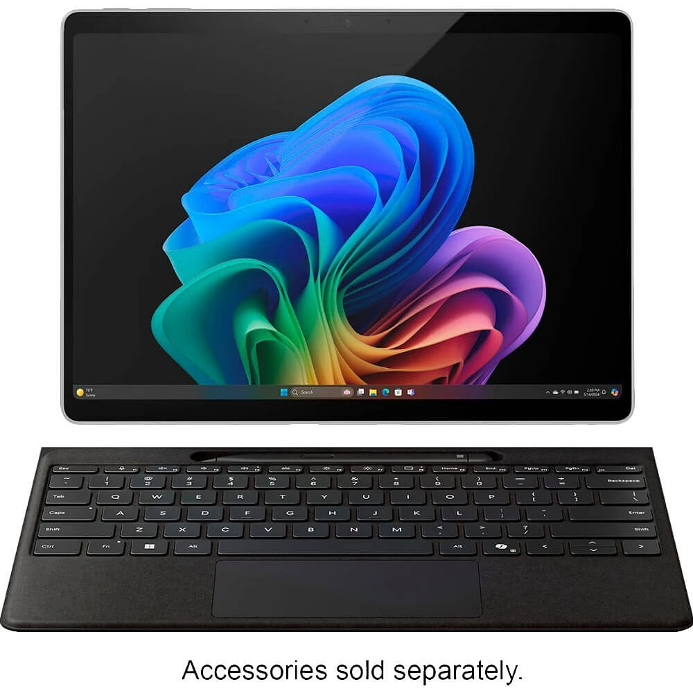 Microsoft 13 inch Surface Pro 11 Copilot+ - Touchscreen - Snapdragon X Plus - 16GB/256GB - Platinum | Electronic Express