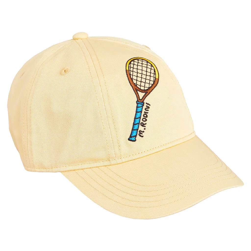 Yellow Mini Rodini Child Tennis Baseball Cap