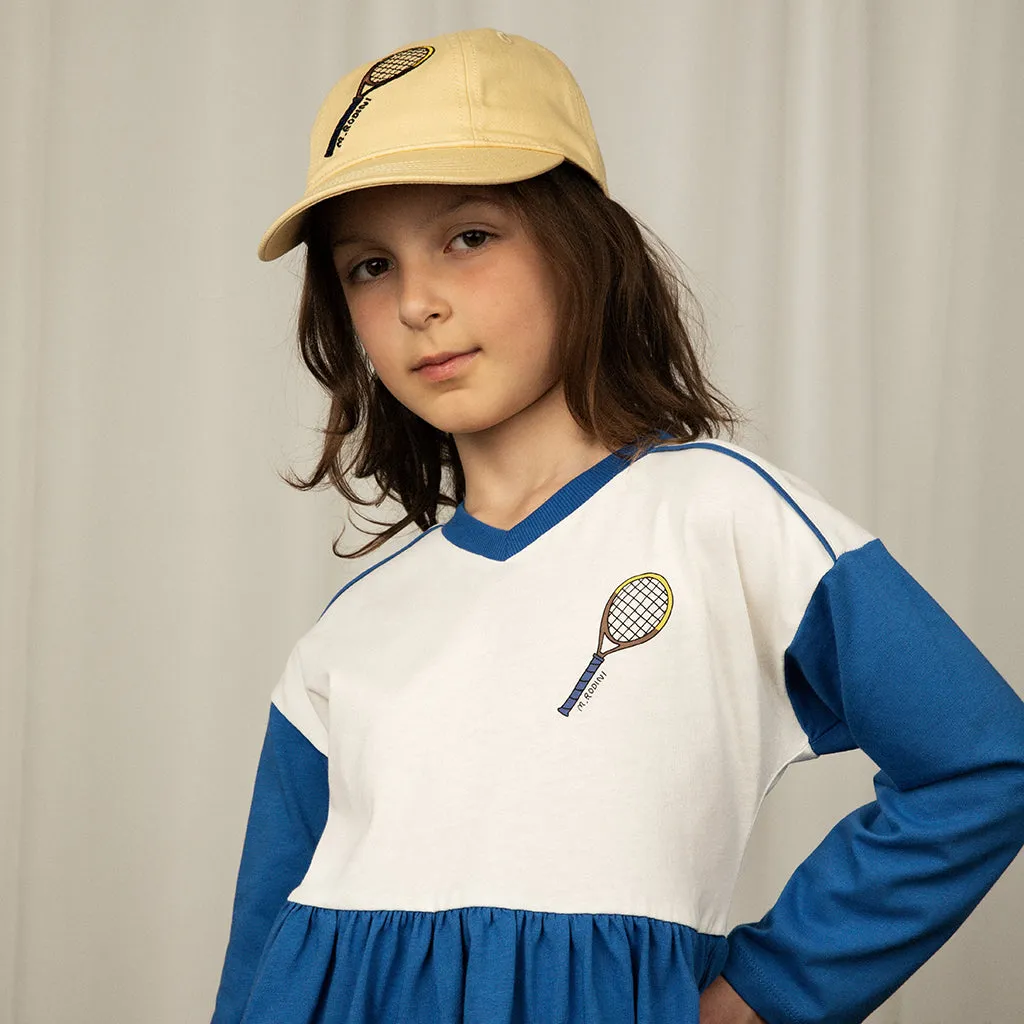 Yellow Mini Rodini Child Tennis Baseball Cap