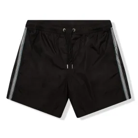 Moncler Swim Shorts with Band Logo in Black - Shop Now