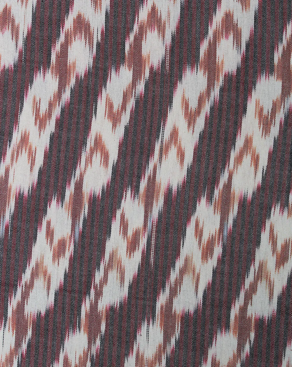 Multicolor Ikat Cotton Fabric