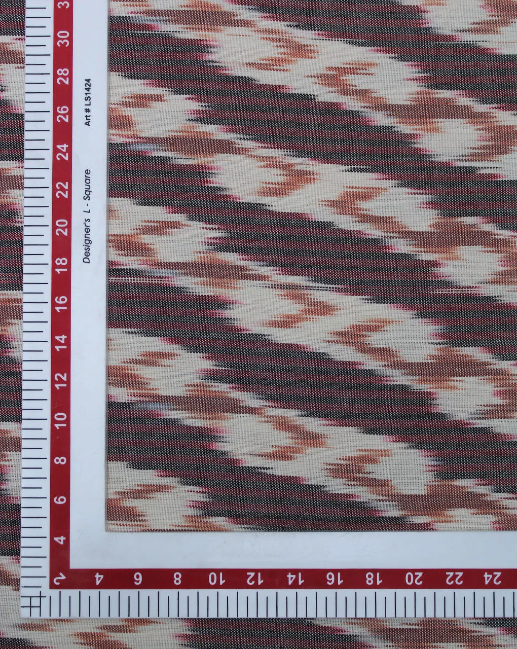 Multicolor Ikat Cotton Fabric