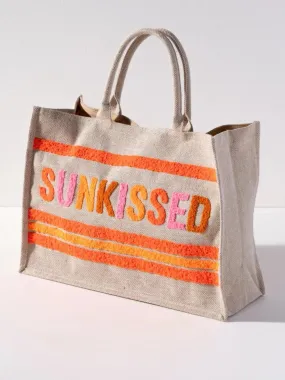 Natural Sun Kissed Beach Bag