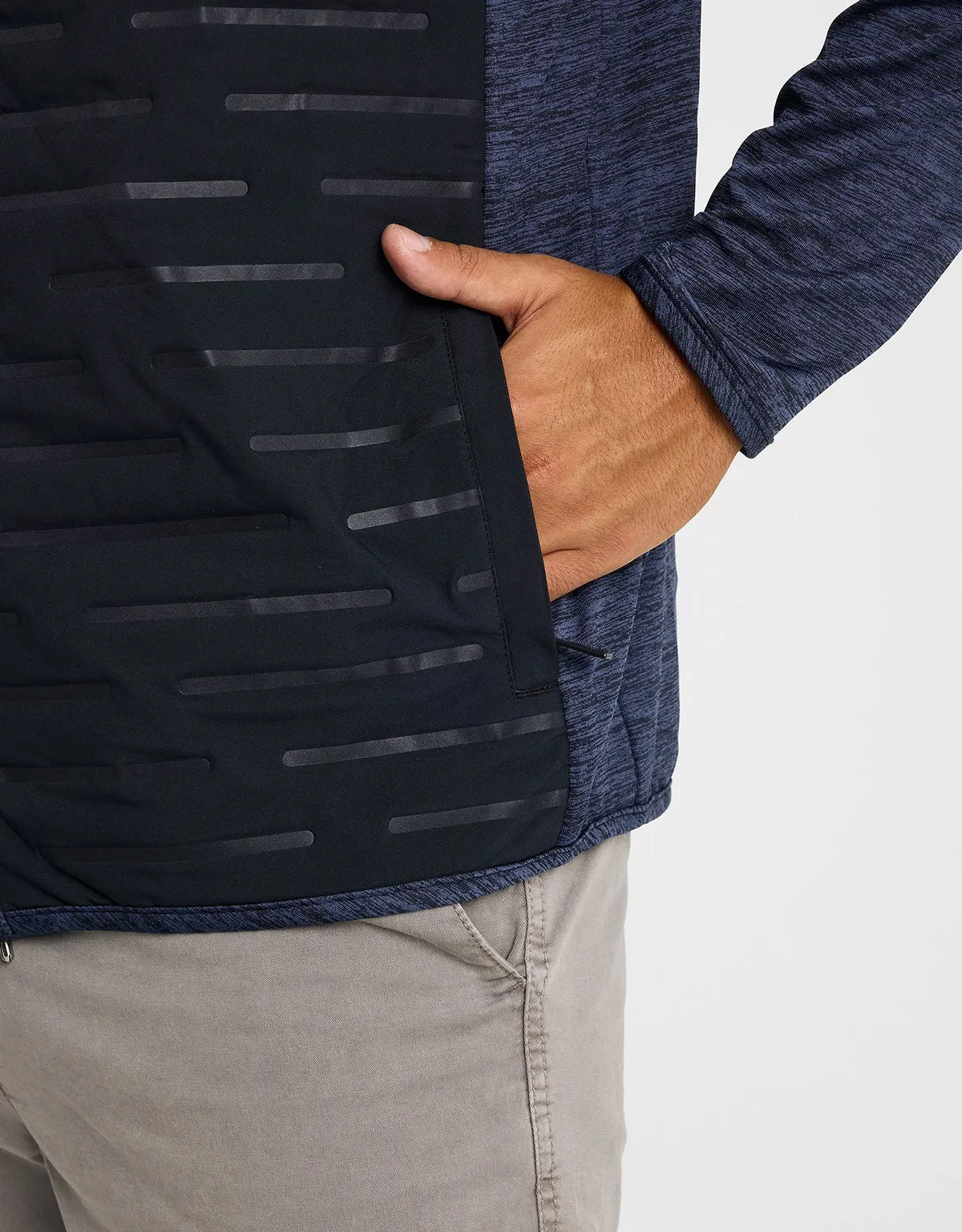 Navy Blue Lightweight Zip Up Jacket - Phu
