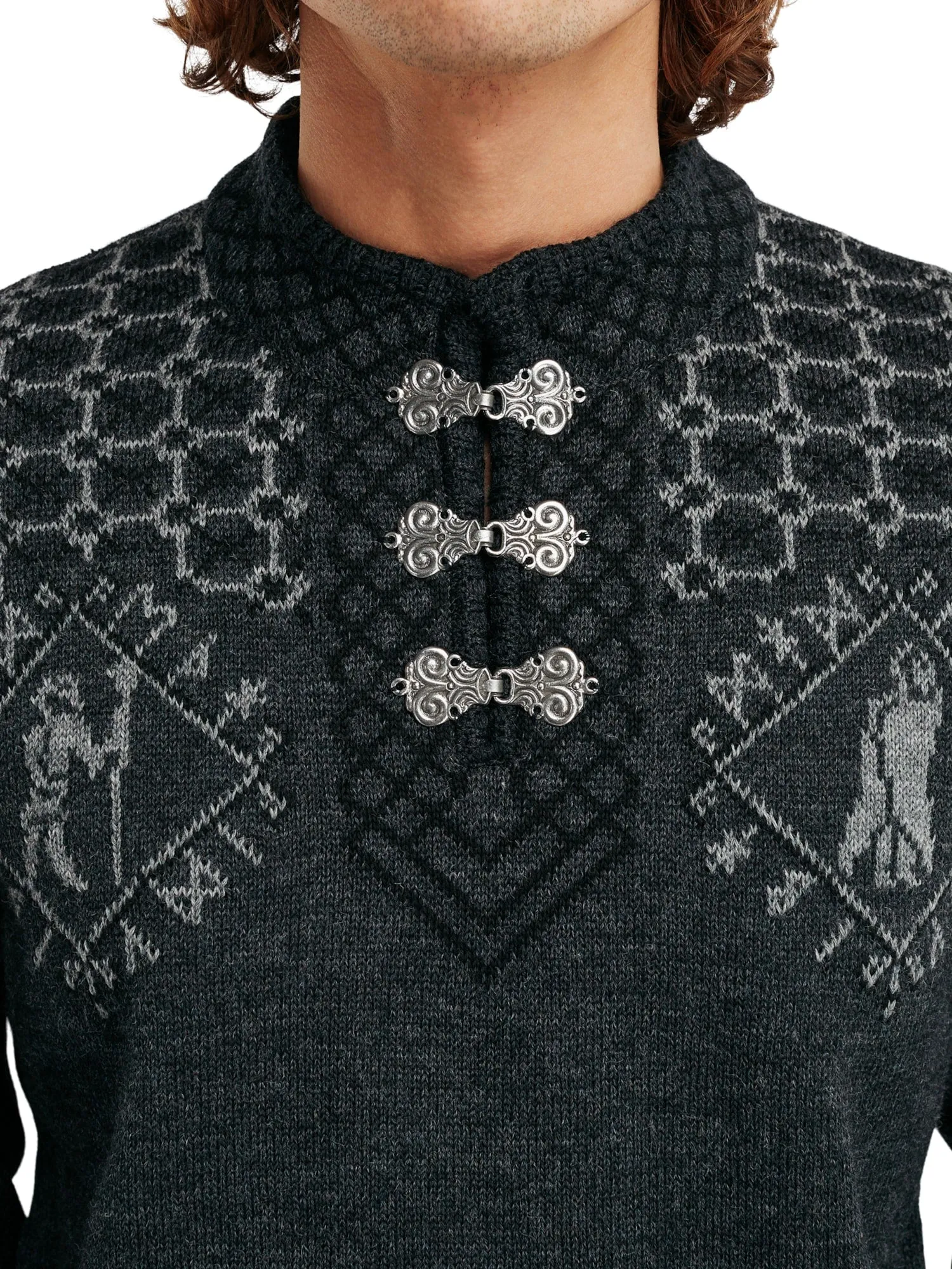 Norwegian Dale | Hodur Wool Sweater for Men