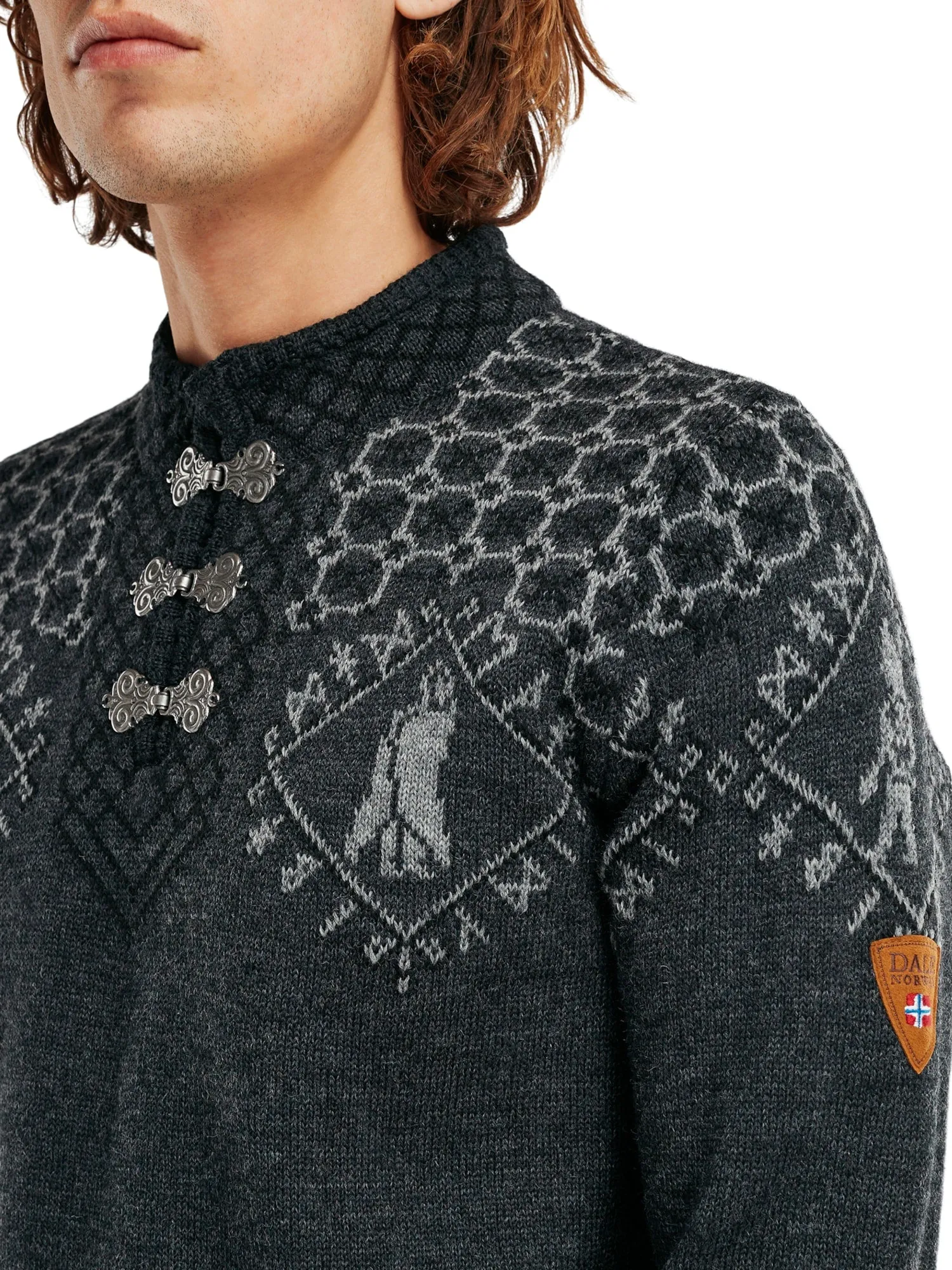 Norwegian Dale | Hodur Wool Sweater for Men