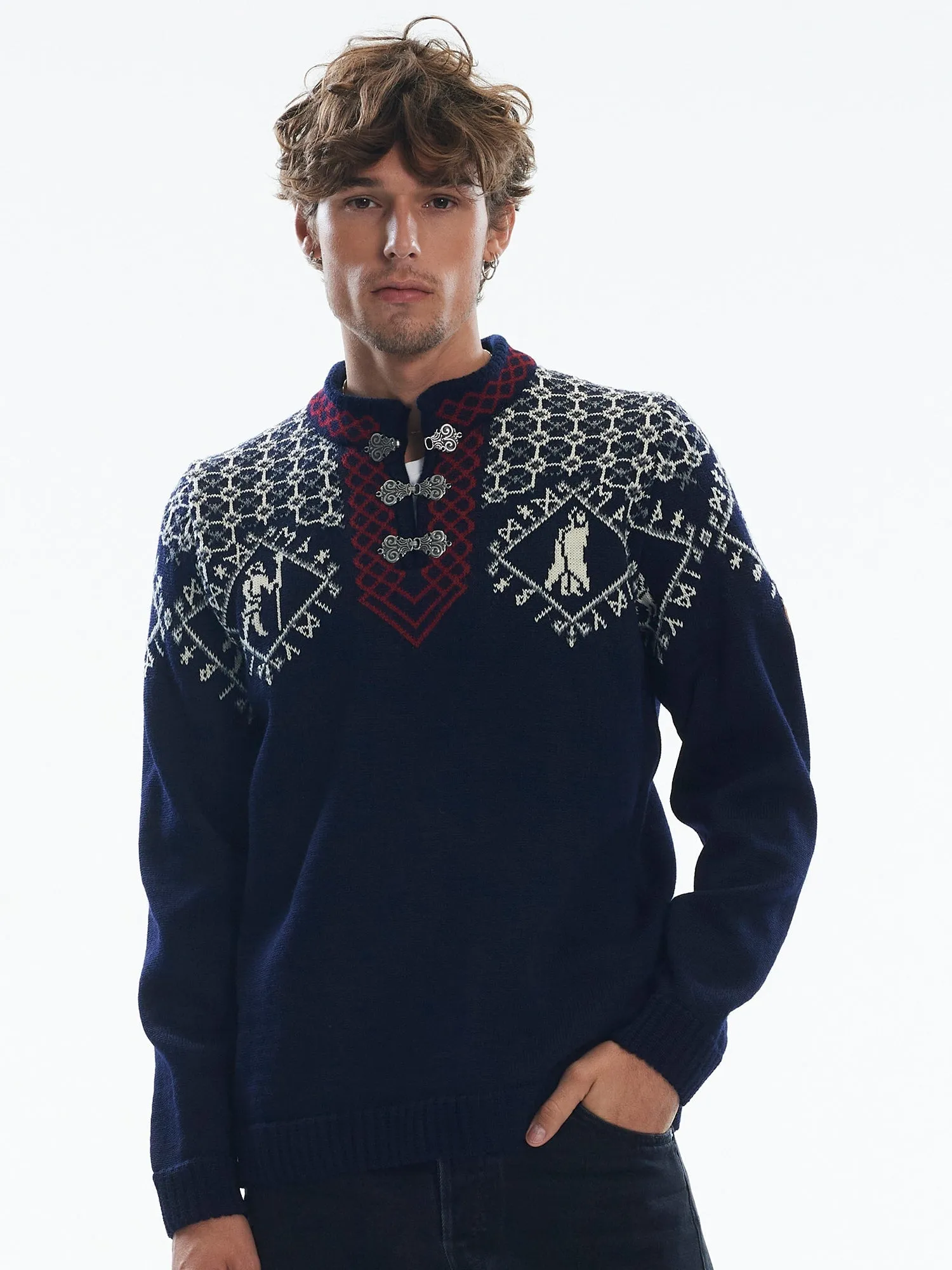 Norwegian Dale | Hodur Wool Sweater for Men