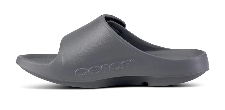 Oofos Men's OOahh Sport Flex Sandals in Slate