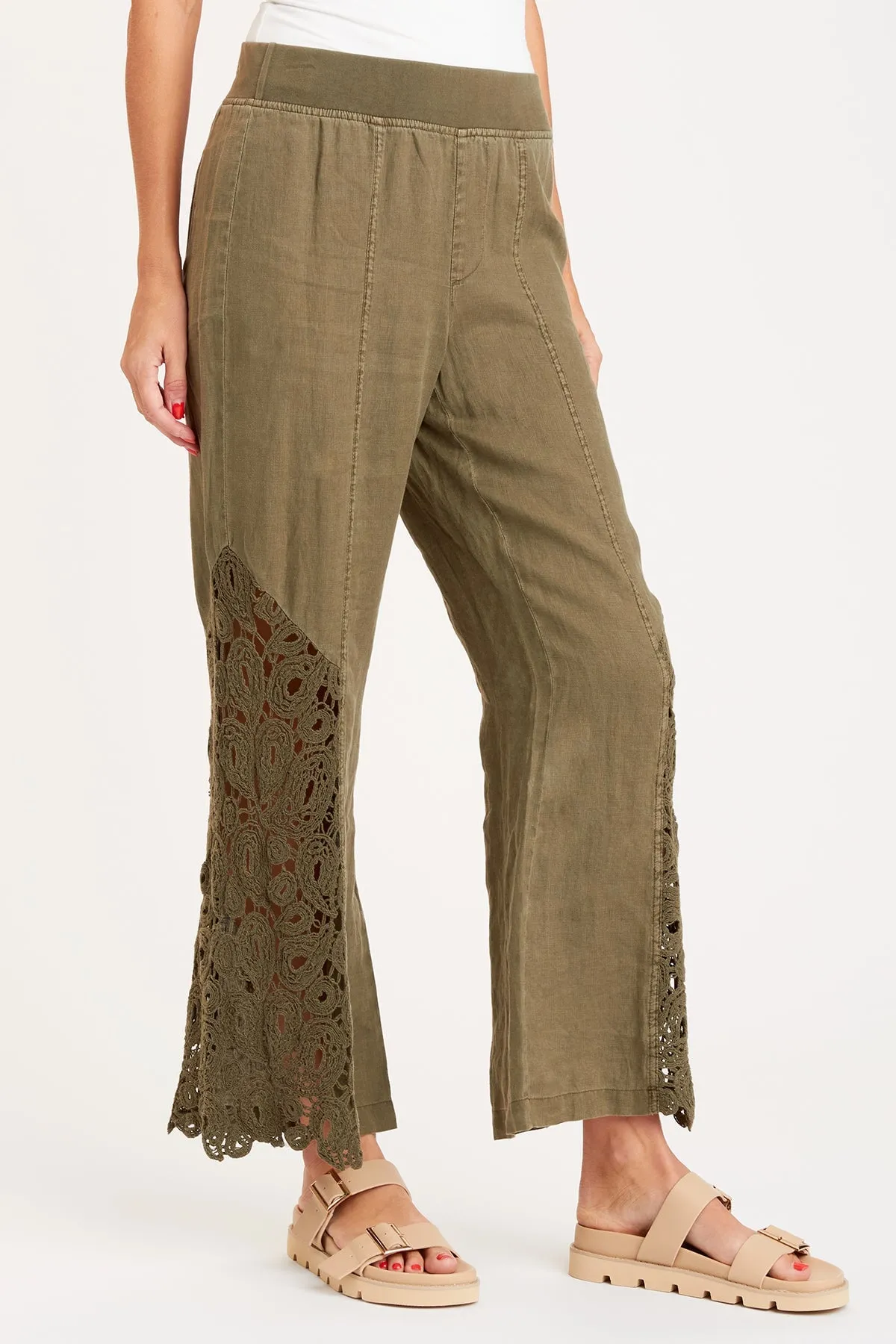 Ottilie Pant - Flared Wide-Leg Pants With High Waist