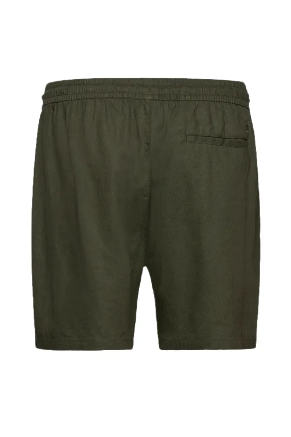 Otto Linen Shorts - Forest - Les Deux