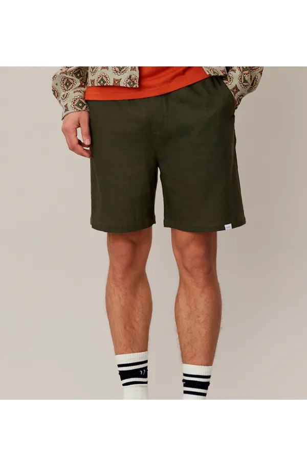 Otto Linen Shorts - Forest - Les Deux