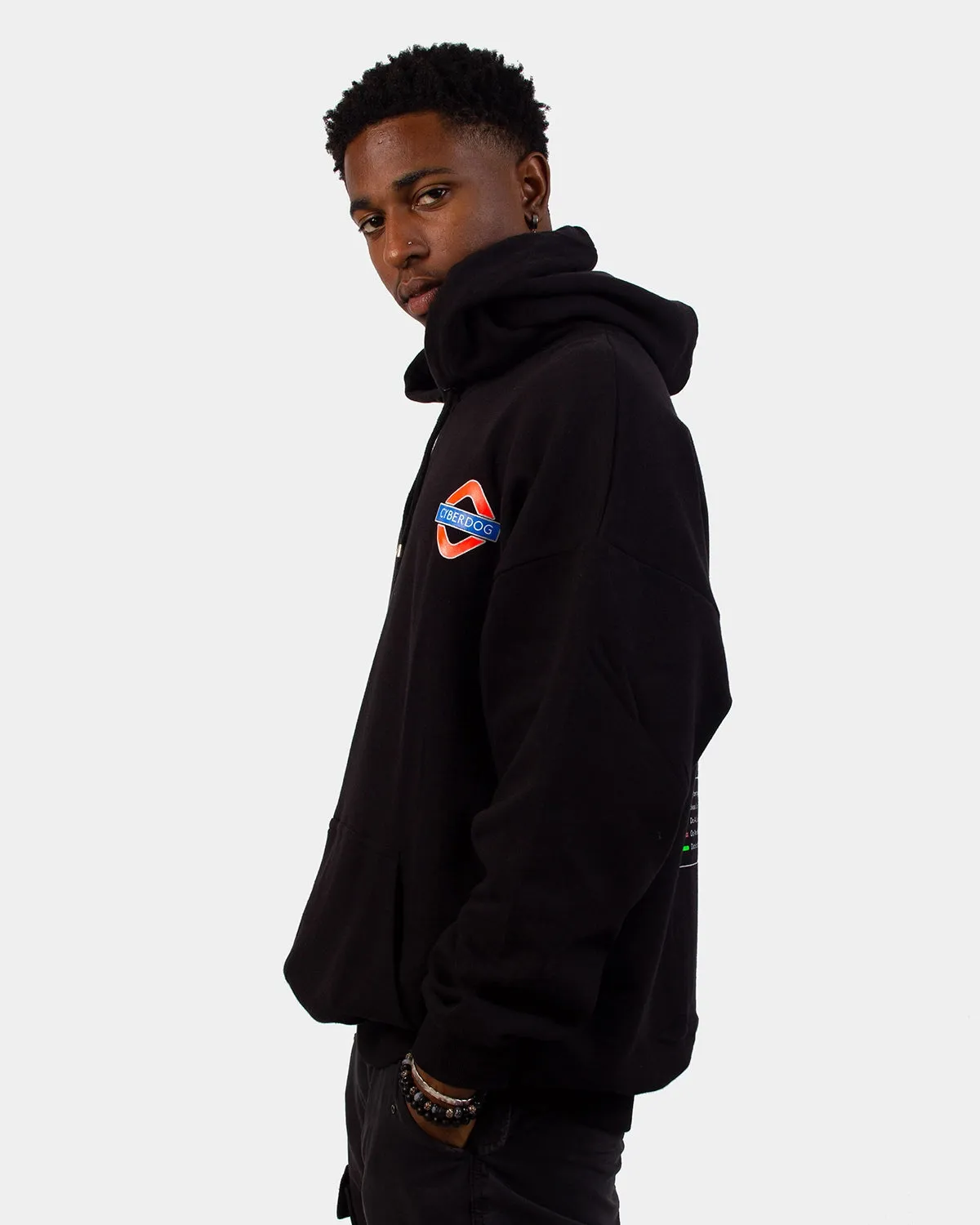 Oversized Party Map Hoodie