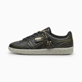 PUMA Black-Flat Light Gray Palermo OP Unisex Sneakers