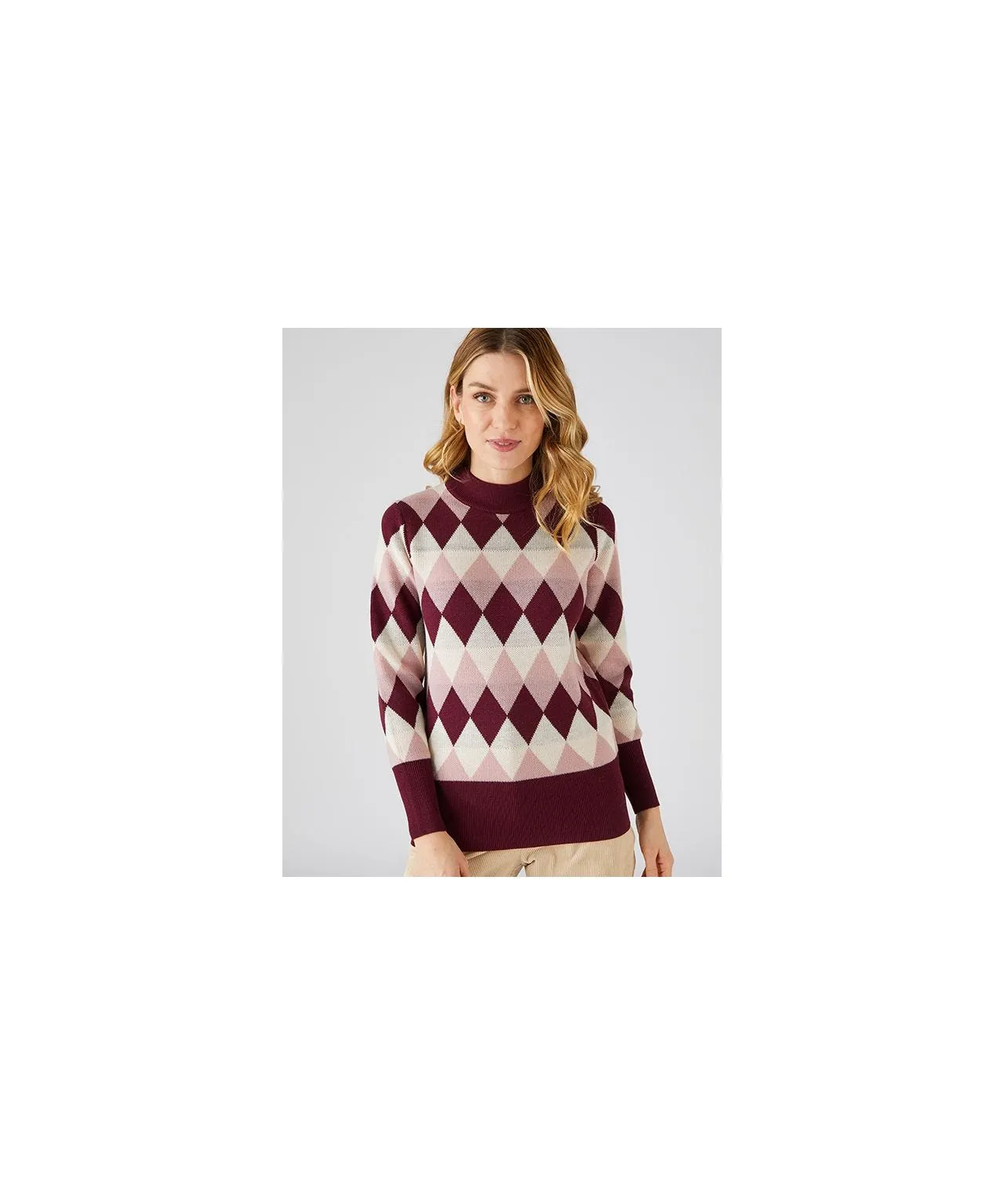 Patterned Knit Pullover