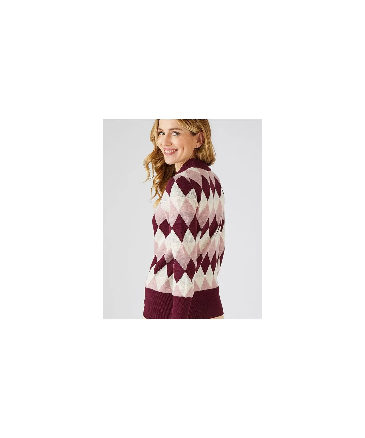 Patterned Knit Pullover