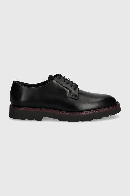 Paul Smith men's leather shoes in black M1S-RAS24-NPAR