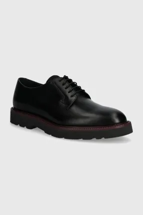 Paul Smith men's leather shoes in black M1S-RAS24-NPAR