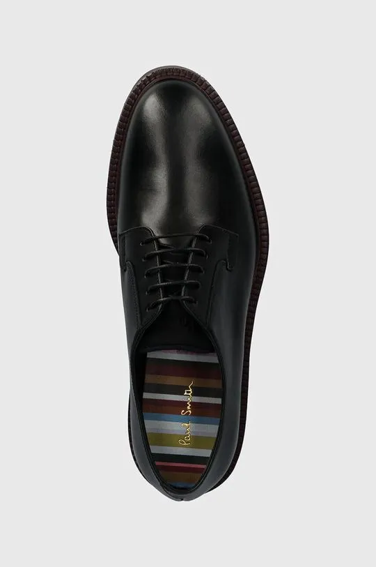 Paul Smith men's leather shoes in black M1S-RAS24-NPAR