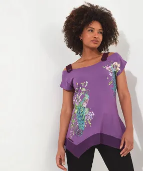 Perfect Peacock Jersey Top