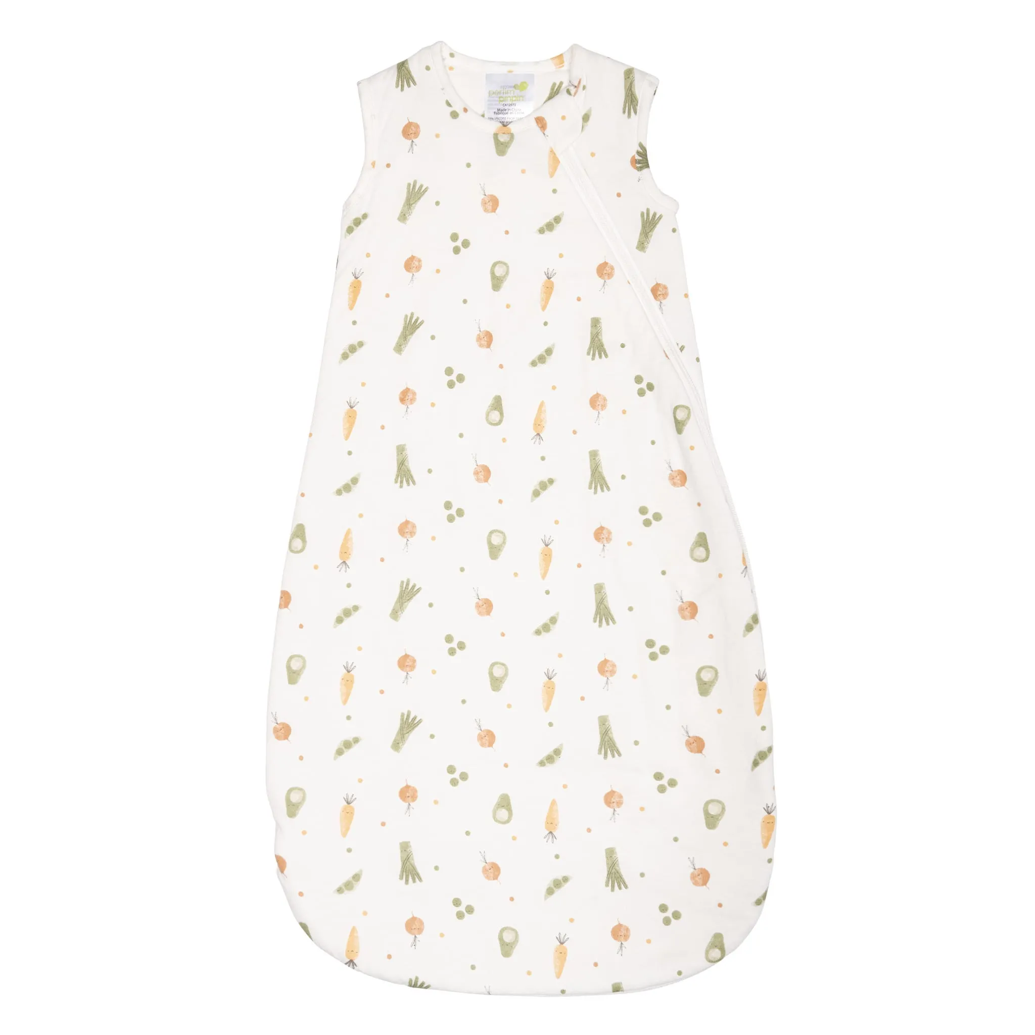 Perlimpinpin Bamboo Sleep Bag 0-36m - Vegetables  - Clement