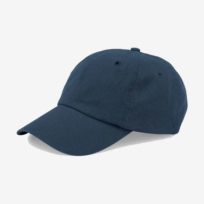 Petrol Blue Organic Cotton Twill Cap