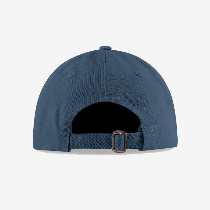 Petrol Blue Organic Cotton Twill Cap