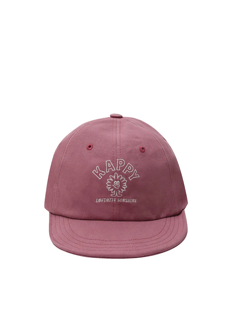 Pink Cap for Women with Sunshine Design