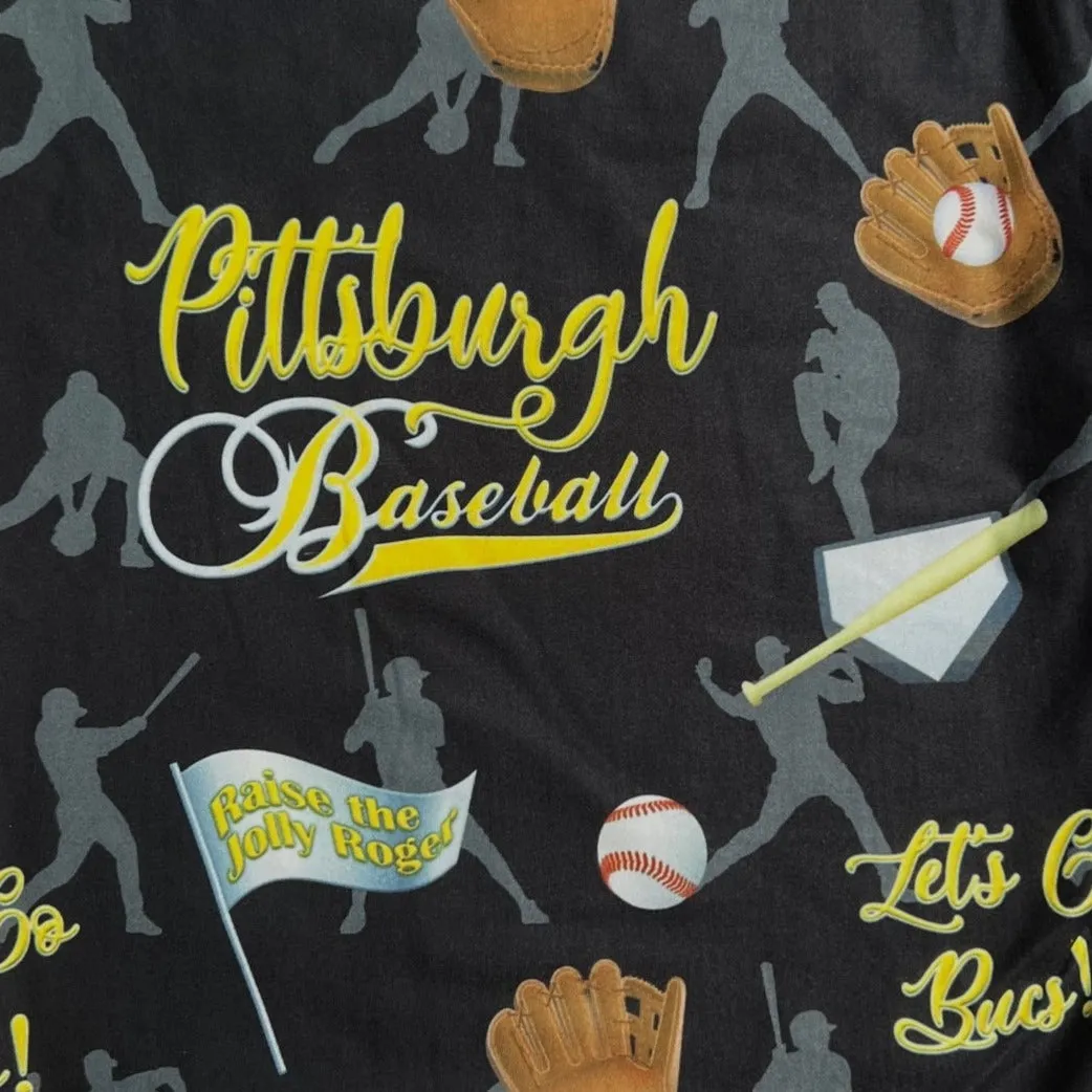 Baseball Leggings with Pittsburgh Team Print