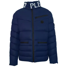 Plein Sport Men's Navy Blue Jacket Upps03S 85