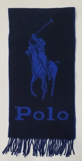 Polo Ralph Lauren Big Pony Scarf - Royal Blue/Navy