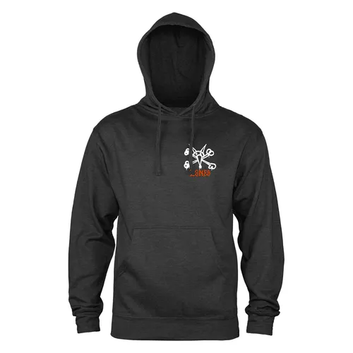 Powell Peralta Rat Bones Skateboard Hoody in Charcoal Heather