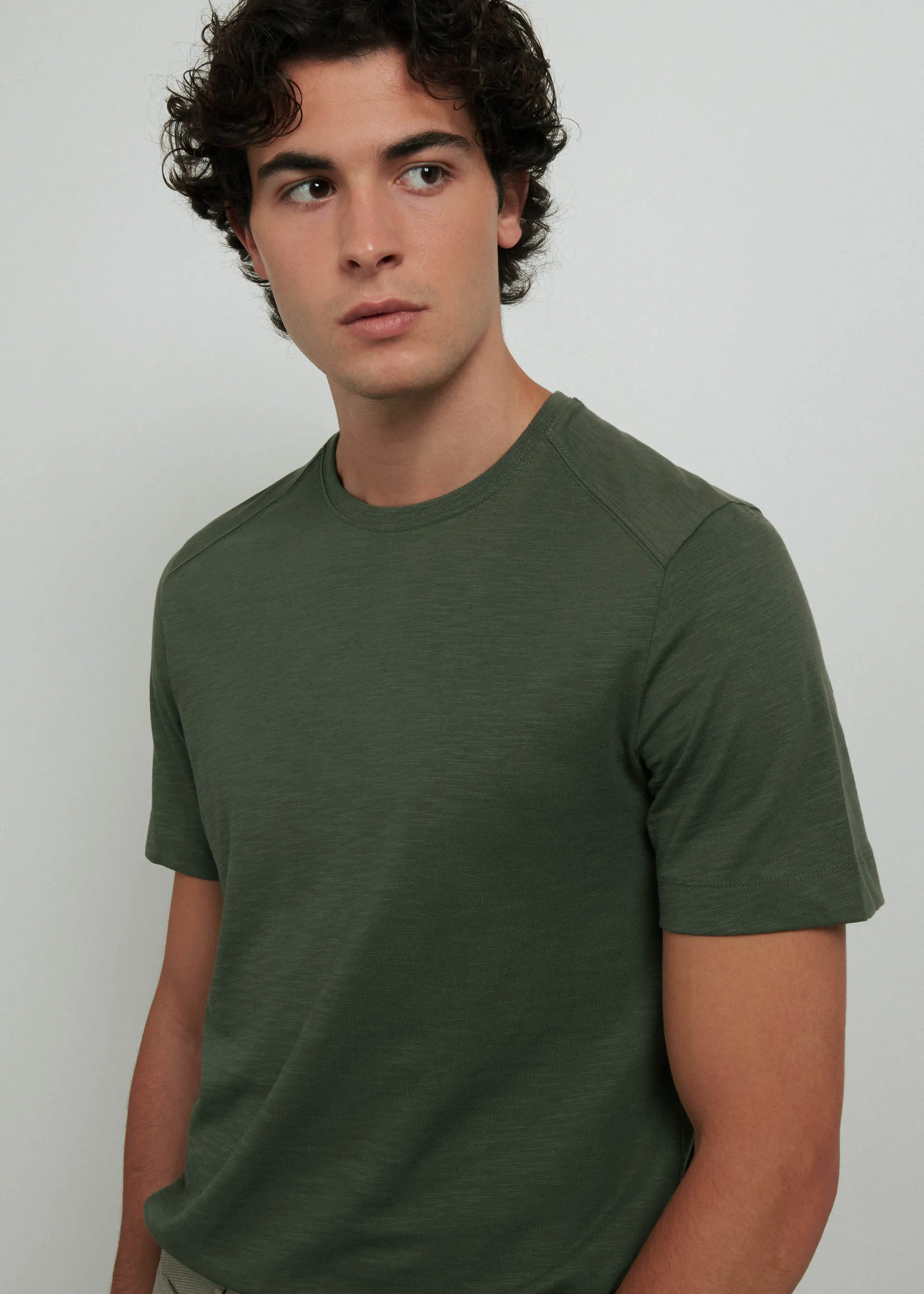 Pure cotton plain T-shirt