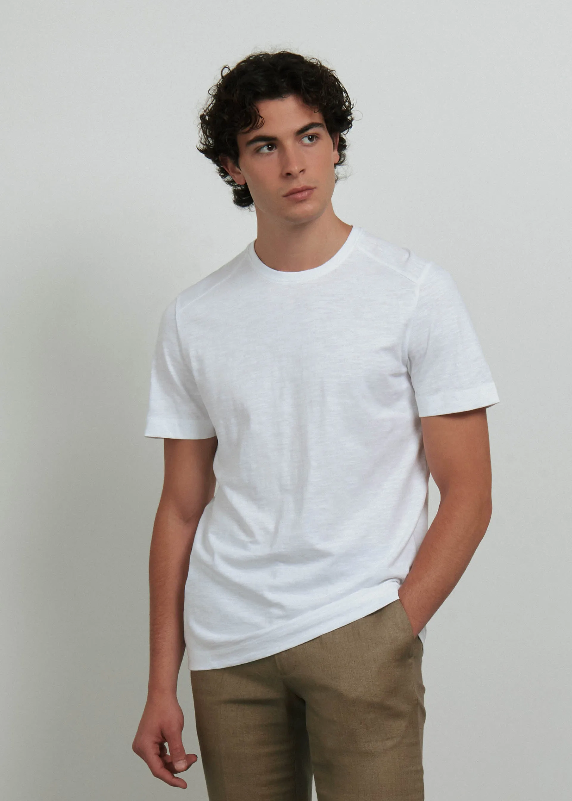 Pure cotton plain T-shirt