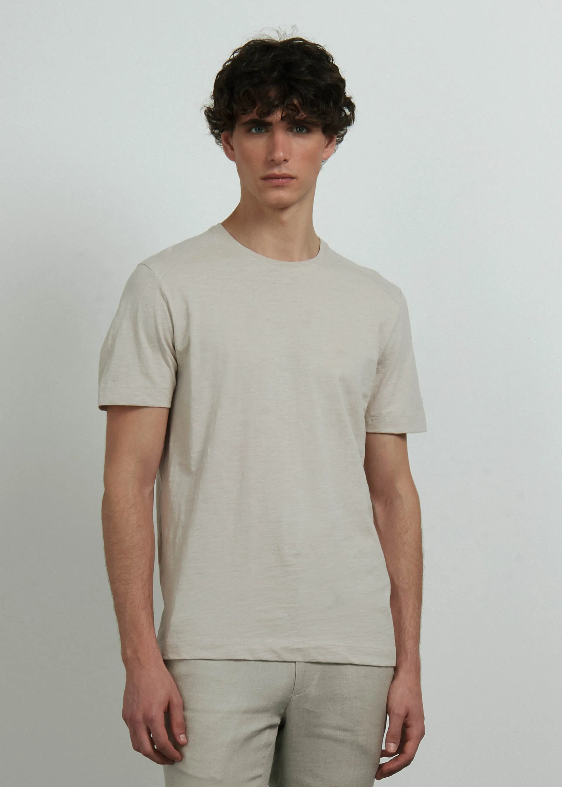 Pure cotton plain T-shirt