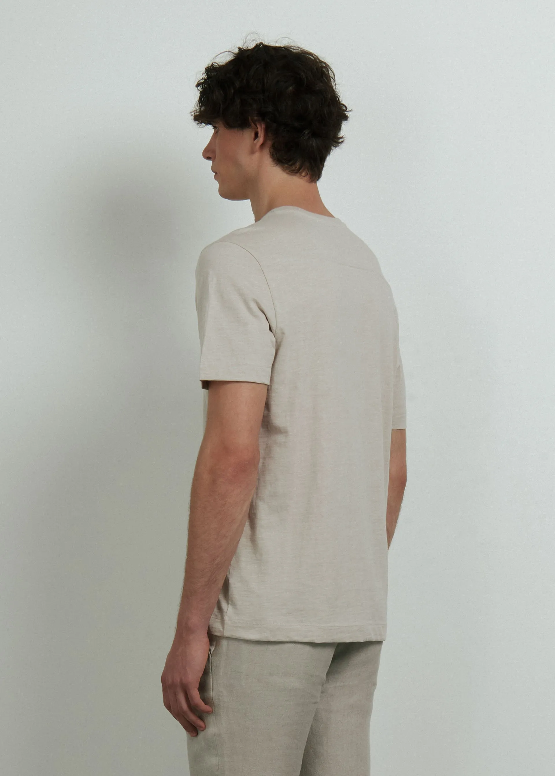 Pure cotton plain T-shirt