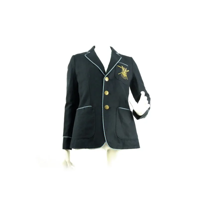 Ralph Lauren Women's Cricket Sport Coat Woven Jacket.