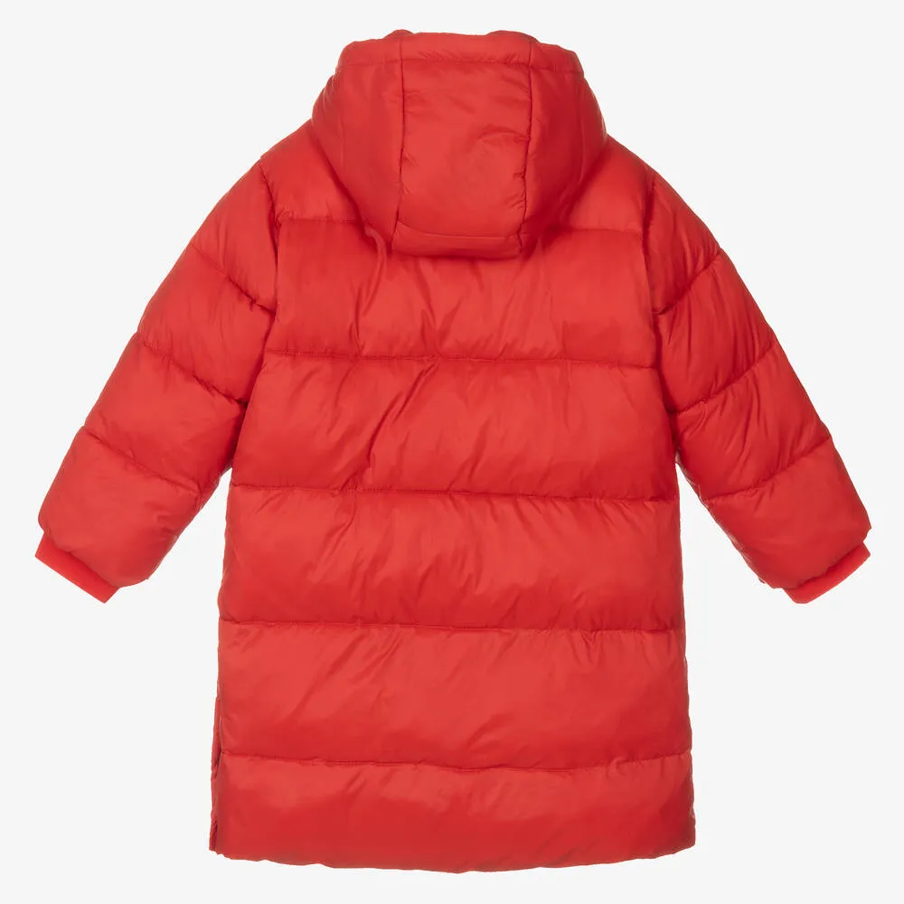 Red Puffer Coat for Girls