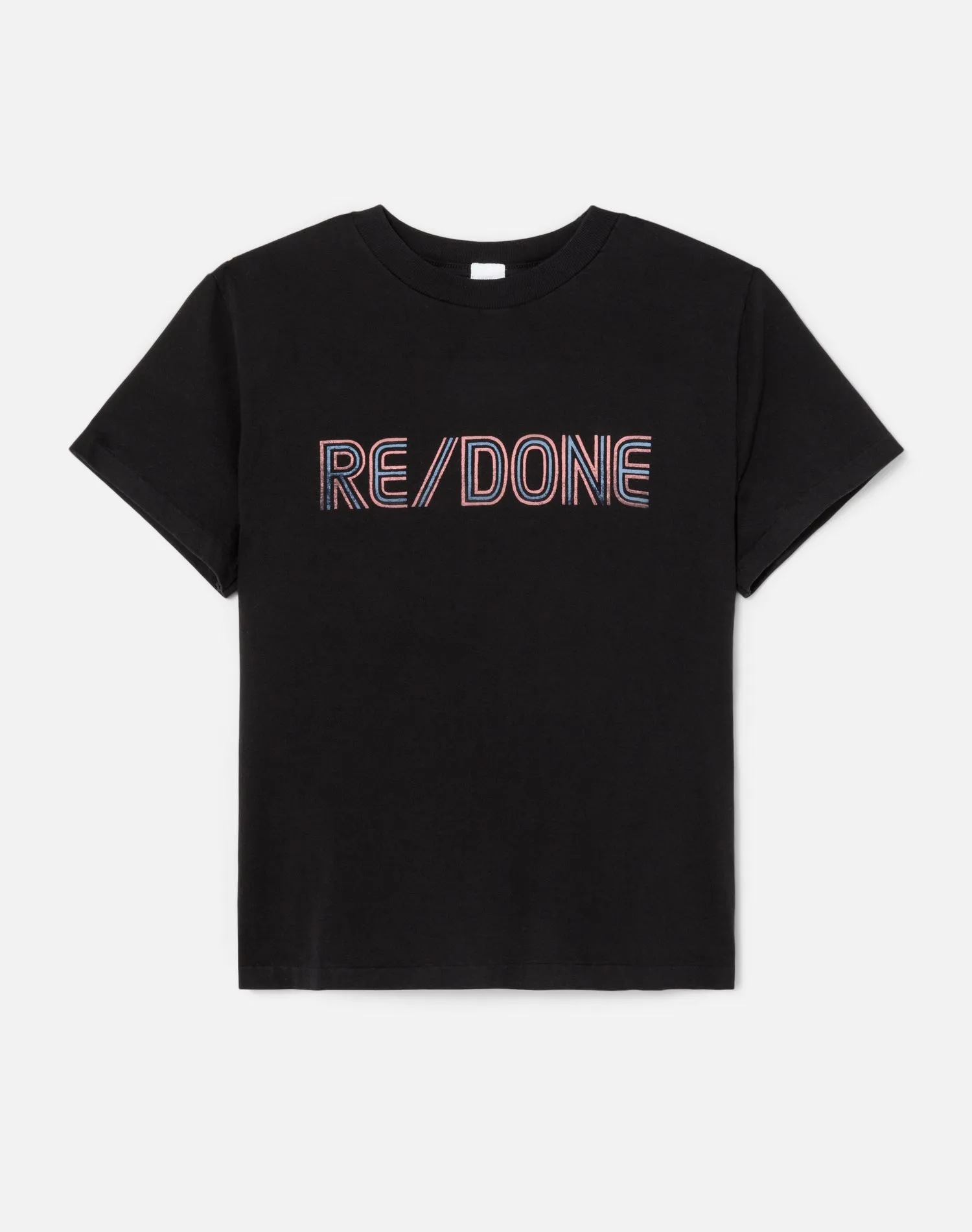 RE/DONE Black Stripe T-shirt