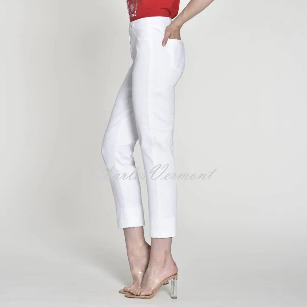 Robell Bella Cropped Jeans 51628-5448-10 White Denim