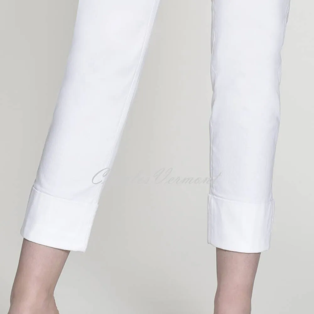 Robell Bella Cropped Jeans 51628-5448-10 White Denim