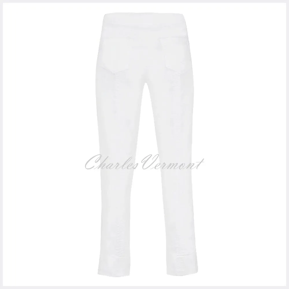 Robell Bella Cropped Jeans 51628-5448-10 White Denim