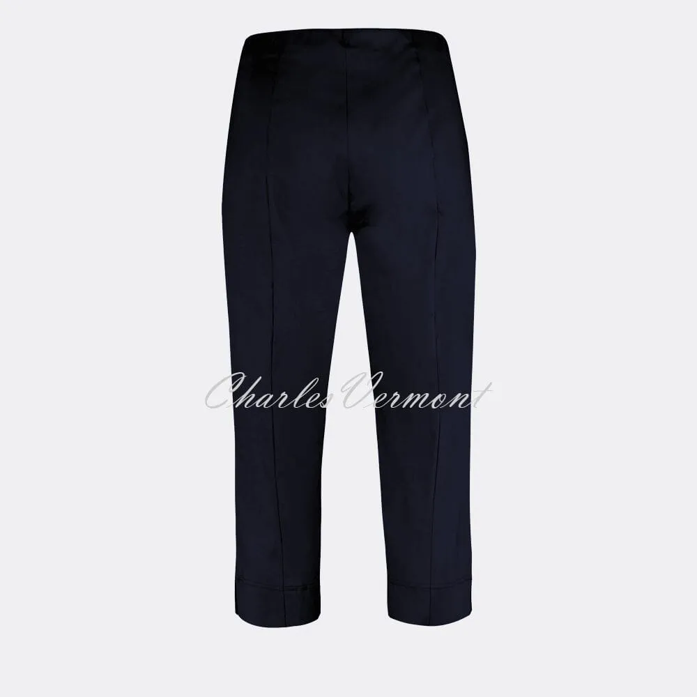 Robell Marie 07 Navy Capri Trouser 51576-5499-69.