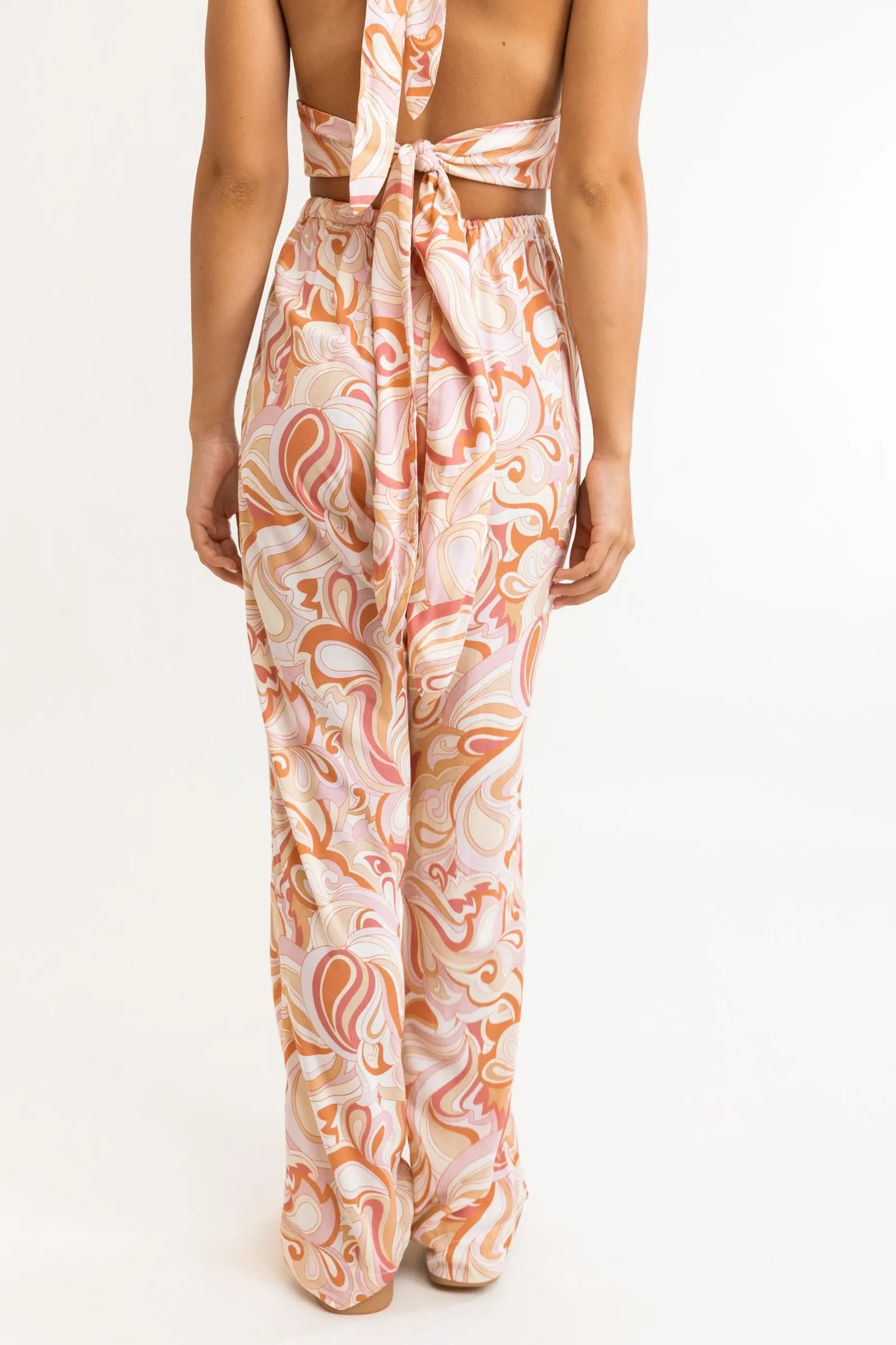 Rose Drawstring Pants by Las Palmas