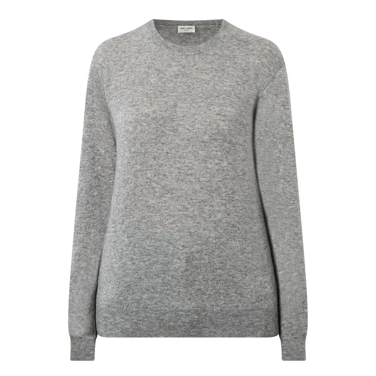 Grey Classic Knitted Sweater by SAINT LAURENT