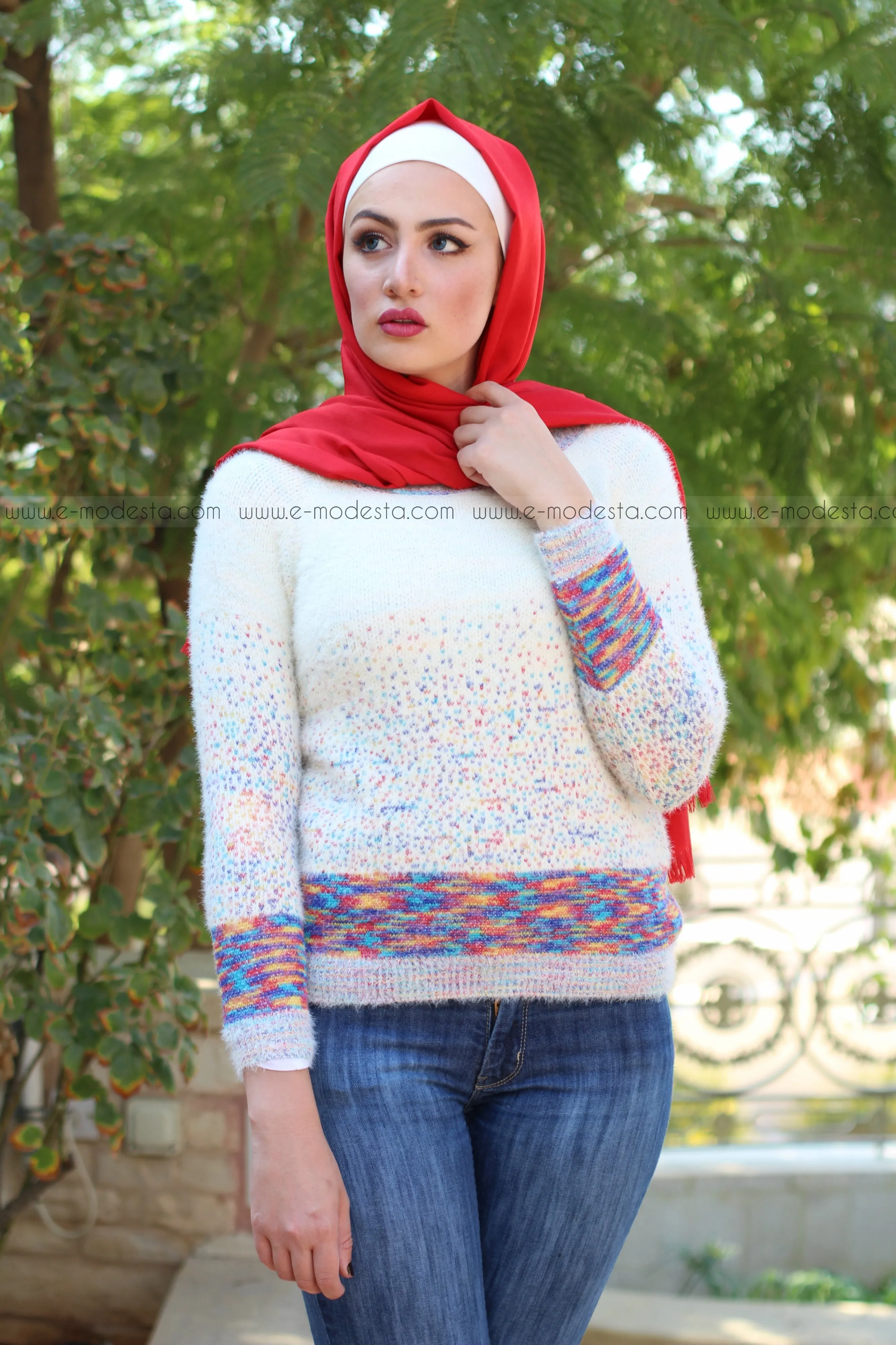 SALE Mohair Sweater with Gradient