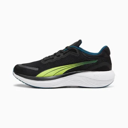 PUMA Unisex Running Shoes in PUMA Black-Lime Pow-Ocean Tropic